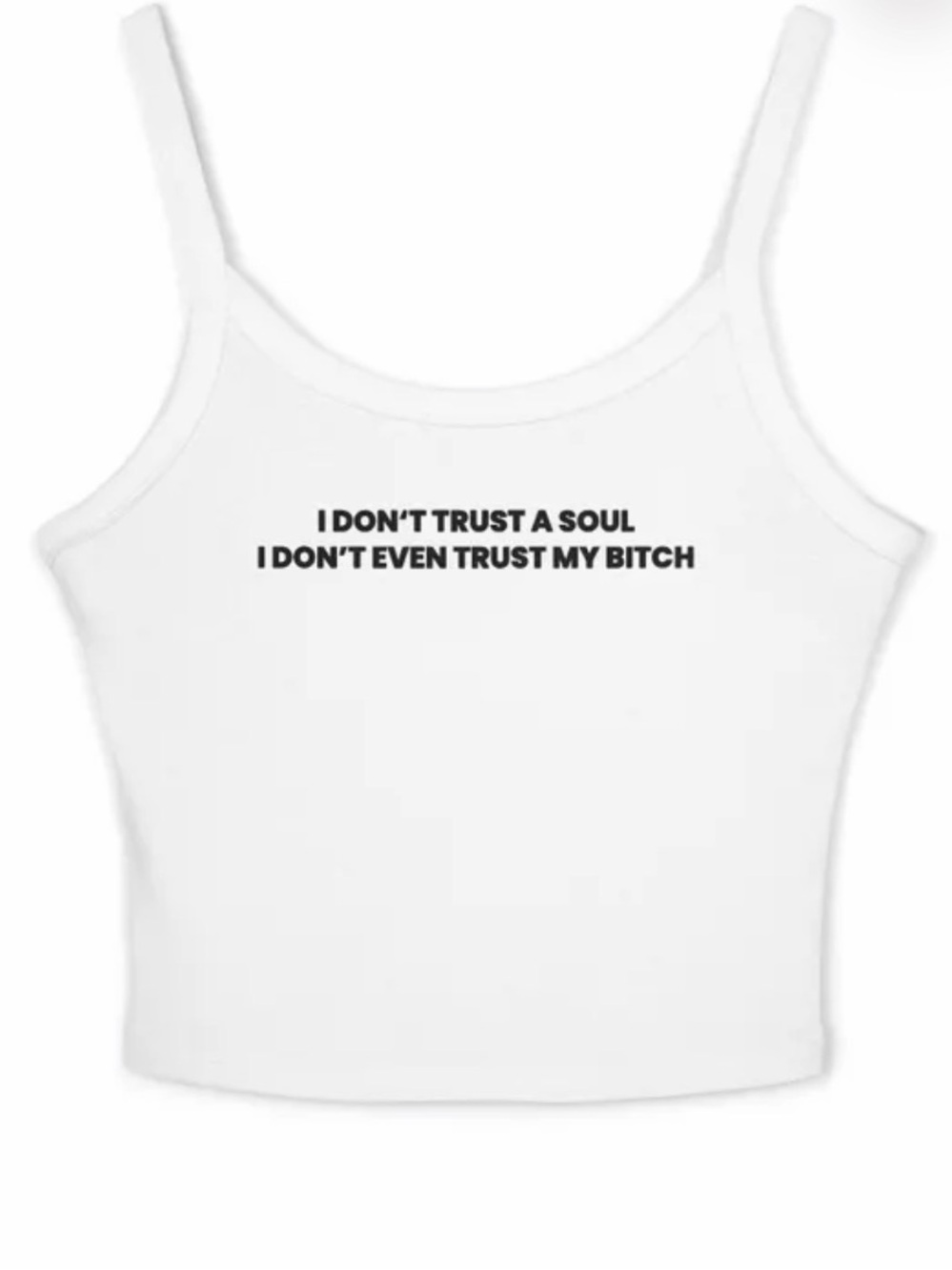 Disco lines crop tank top